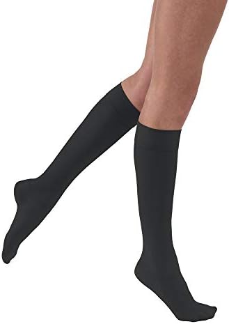 BSN Medical 119540 Jobst Ultra Sheer Compression Stocking, Knee High, 20-30 mmHG, Closed Toe, Large, Anthracite