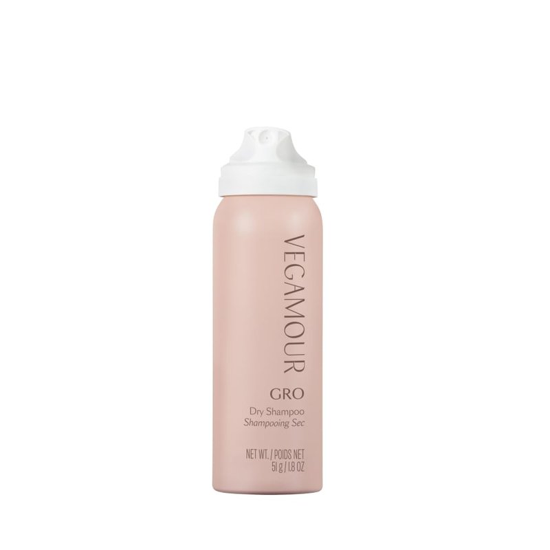 VEGAMOUR GRO Dry Shampoo, Volumizing Dry Shampoo Spray Formulated Without Benzene, Supports Thicker Fuller Looking Hair, Natural Citrus Scent