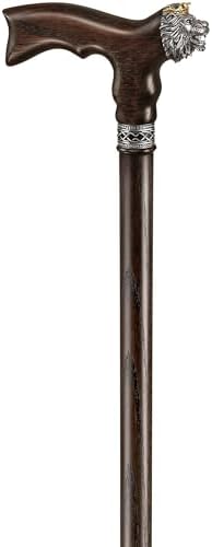 Asterom Walking Cane - Handmade Lion Canes for Men & Women - Wooden, Stylish, Cool Walking Sticks for Men, Seniors