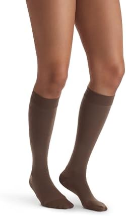 BSN Medical 119688 Jobst Ultra Sheer Compression Stocking, Knee High, 20-30 mmHG, Closed Toe, Small, Espresso