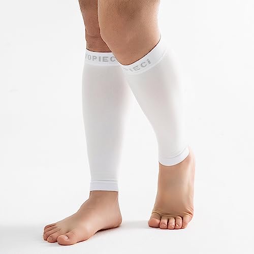 15-20mmHg 25 Pair Men and Women Wide Calf Sleeve Brace Compression Socks for Leg Support, Pain Relief