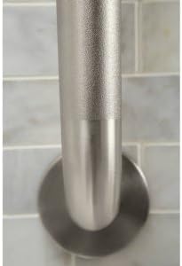 Moen Bathroom Safety 36-Inch Shower Grab Bar with Concealed Screws and a Slip-Resistant Peened Texture, R8736P