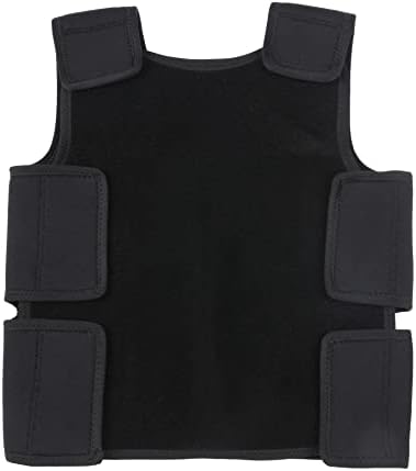 Sensory Compression Vest for Kids Sensory Processing Disorder Vest Deep Pressure Comfort for Autism, Hyperactivity, Mood Processing Disorders, Breathable, Form-Fitting, Kids (Small, Black)