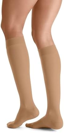 BSN Medical 119620 Jobst Ultra Sheer Compression Stocking, Knee High, 20-30 mmHG, Closed Toe, Petite, Small, Suntan