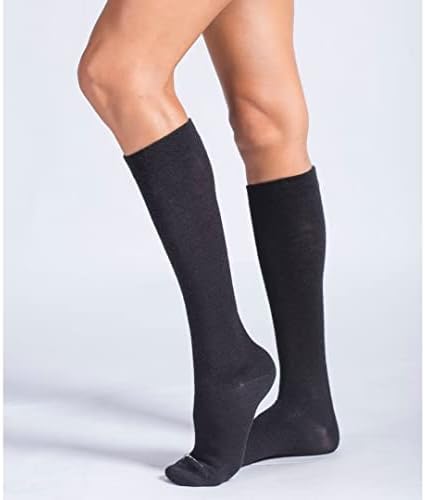 ja vie JAVIE 80% Merino Wool Ultra Soft 15-20mmHg Graduated Compression Socks for Women & Men