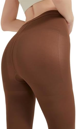 Plus Size Footless Compression Pantyhose for Women Circulation 20-30 mmHg - Support High Waist Footless Tights for Pain Relief, Diabetic, Post Surgery - Brown, 3X-Large