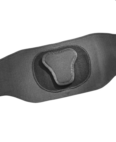 MUELLER Sports Medicine Adjustable Lumbar Back Brace, Lower Back Pain Relief and Support Belt for Men and Women, Black, One Size Fits Most