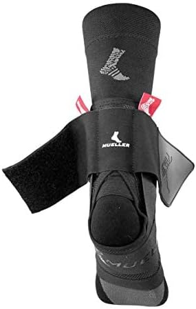 MUELLER Sports Medicine The One Ankle Brace Premium, Ankle Pain Relief Support for Men and Women, Ideal for Sprains, Strains, Arthritis, Black