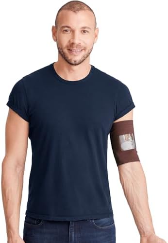 Care+Wear PICC Line Cover – Ultra-Grip PICC Line Sleeve for Upper or Lower Arm with Mesh Viewing Window, Provides Improved Comfort and Security for PICC Line Coverage