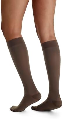 BSN Medical 119688 Jobst Ultra Sheer Compression Stocking, Knee High, 20-30 mmHG, Closed Toe, Small, Espresso