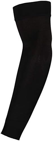 Truform Lymphedema Compression Arm Sleeve, 20-30 mmHg Post Mastectomy Support, Black, Medium