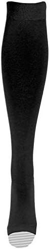 Truform Surgical Stockings, 18 mmHg Compression for Men and Women, Knee High Length, Open Toe, Black, 3X-Large