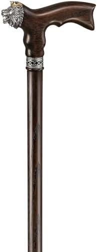 Asterom Walking Cane - Handmade Lion Canes for Men & Women - Wooden, Stylish, Cool Walking Sticks for Men, Seniors
