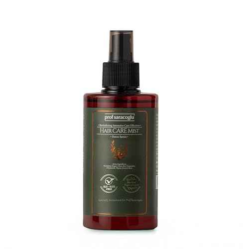 Prof Saracoglu Rosemary Hair Care Mist ? Sulfate-Free Herbal Hair Spray with Heat Protectant, Lightweight Detangler & Shine Enhancer for Frizz Control, 200 ml (6.8 fl oz)
