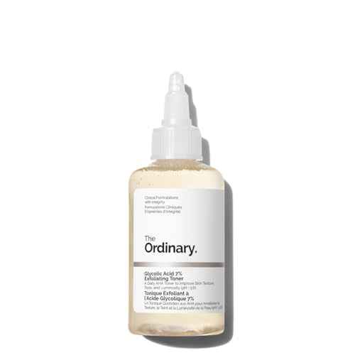The Ordinary Glycolic Acid 7% Exfoliating Toner, Brightening and Smoothing Daily Toner for More Even-Looking Skin Tone
