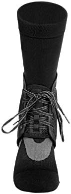 Mueller Sports Medicine AFT3 Ankle Brace, Ankle Pain Relief Support for Men and Women, Ideal for Sprains, Strains, Arthritis, Black