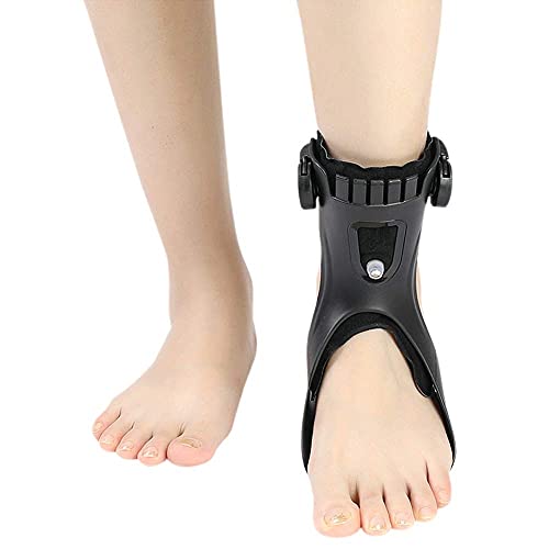 Drop Foot Brace Orthosis AFO AFOs Ankle Brace Support With Comfortable Inflatable Airbag for Hemiplegia Stroke Shoes Walking (Left foot, Medium)