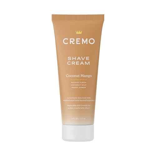 Cremo Cremo Coconut Mango Moisturizing Shave Cream, Astonishingly Superior Ultra-Slick Shaving Cream for Women Fights Nicks, Cuts and Razor Burn, 6 Fl Oz