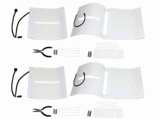 Zieichy Set of 4 Seat Heat Pad Compatible with 2003-07 Chevy GMC Pickup Truck SUV,15193975,641106,641105,88940288,88940289