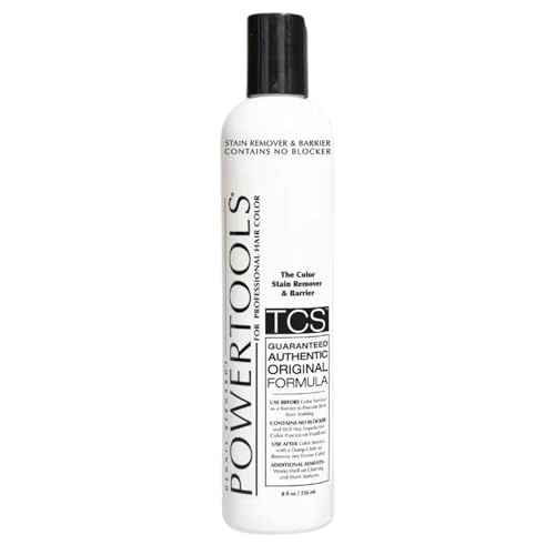 PowerTools TCS, The Original Color Stain Remover 10 Fl Oz | Shake Well & Apply Prior To Hair Color As A Barrier | Does Not Interfere With Color Process (1)