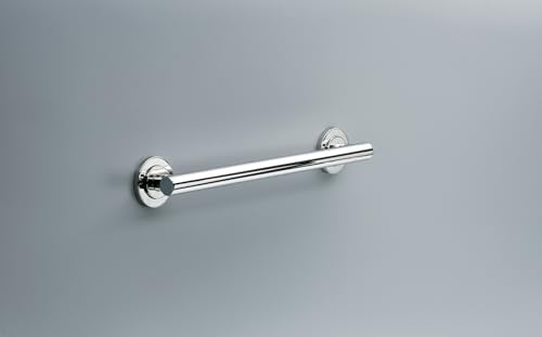 Franklin Brass Voisin (1-Pack) 18' ADA Grab Bar Bathtub Handle Safety Grip in Bright Stainless Steel 1-1/4' diameter Wall Mount Shower Handicap VOI5918-BS