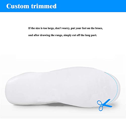 AFO Drop Foot Brace Medical Ankle Foot Orthosis Support Foot Drop Postural Correction Brace (Right/XL)