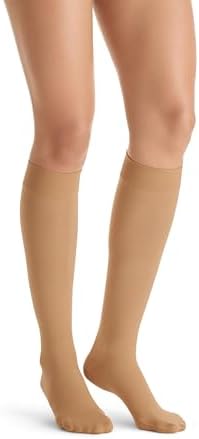 JOBST UltraSheer Knee-High Compression Stockings for Women - Closed Toe - Medical Compression 20-30 mmHg - For Varicose and Spider Veins - Helps Prevent Swelling - Suntan, X-Large