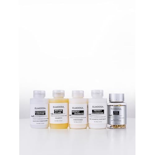 FULL SET HAIR CARE ROUTINE For All Hair Types 100ML 3.3fl.oz Pre Wash/Pre Shampoo Hair Mask+Shampoo+Conditioner+Leave In Detangler+Hair Care Oil Capsules For Women & Men
