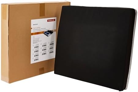 McKesson Seat Cushion for Wheelchairs and Office Chair, Foam / Gel, 20 in x 18 in x 3 in, 4 Count