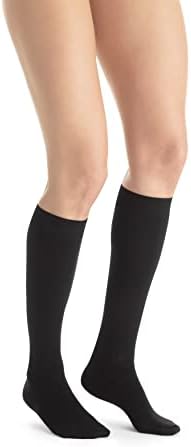 Jobst Women's UltraSheer Firm Support Knee Highs, small, black
