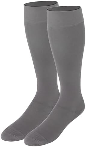 NuVein Medical Compression Stockings, 20-30 mmHg Support for Women & Men, Knee Length, Closed Toe, Gray, X-Large