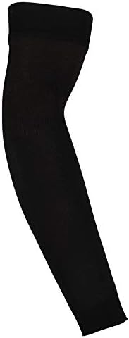 Truform Lymphedema Compression Arm Sleeve, 20-30 mmHg Post Mastectomy Support, Black, Medium