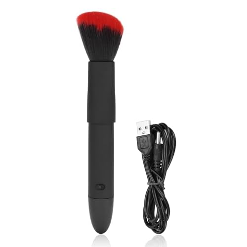 Electric Makeup Brush 10 Gears Rechargeable Multifunctional Blush Brush for Contouring, Highlight and Airbrush