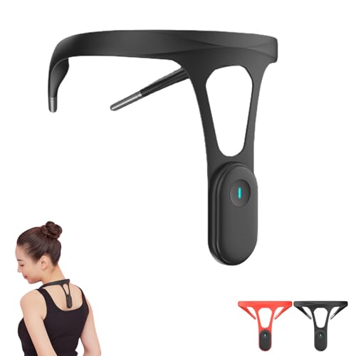 The Smart Posture Luxe - Invisible Posture Corrector for Men & Women, Adjustable Back Brace for Straight Posture, Comfortable & Breathable Posture Support for Office, Driving, Workouts (black*1)