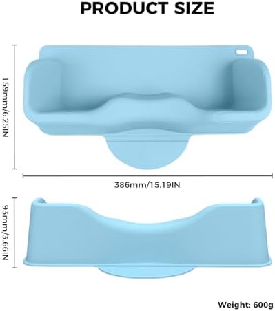 Portable Hair Wash Basin for Kids and Teens,Tear-Free Shampoo Bowl with Neck Support for Sink or Bathtub,Stress-Free Hair Washing (Blue)