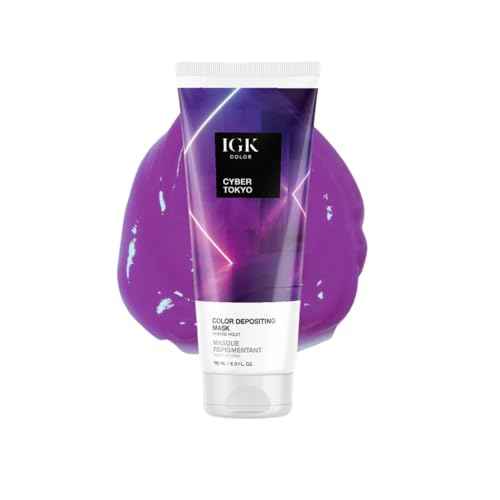 IGK Hair Gloss Toner & Color Depositing Mask | Vegan + Cruelty Free |
