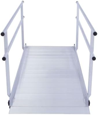 3' L Silver Spring Portable Wheelchair Ramp with Handrails, 850 lb. Capacity for Scooters, Walkers, Canes, Rollators - 3' L x 36" W