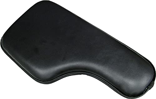 TAGAC010022 Wheelchair Half Lap Tray, Black Padded Vinyl, Flip-Up Hardware, Right, TAG010022