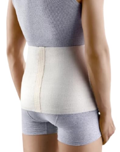 Deluxe Medical Grade Angora & Merino Wool Warming Belt, Rheumatic Back Pain Thermal Brace, RADICULITIS Warmer, Lumbar Kidney Support (Small)