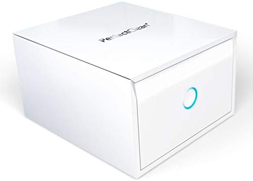 PerfectClean Hearing Aid, Earbud, Airpod Cleaner Kit | All-in-One Electronic Washer & Dryer Safely Cleans, Dries & Dehumidifies in 1 Hour | Removes Earwax, Dirt, Sweat, Moisture | UV-C Light Box