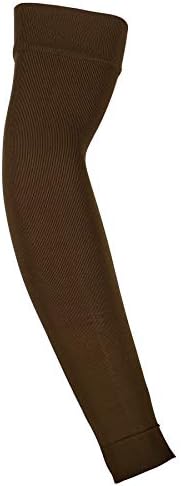 Truform Lymphedema Compression Arm Sleeve, 20-30 mmHg Post Mastectomy Support, Brown, Medium