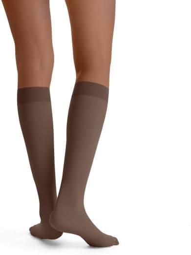 JOBST Opaque SoftFit 15-20 mmHg Closed Toe Knee High Compression Stocking, Espresso, Small