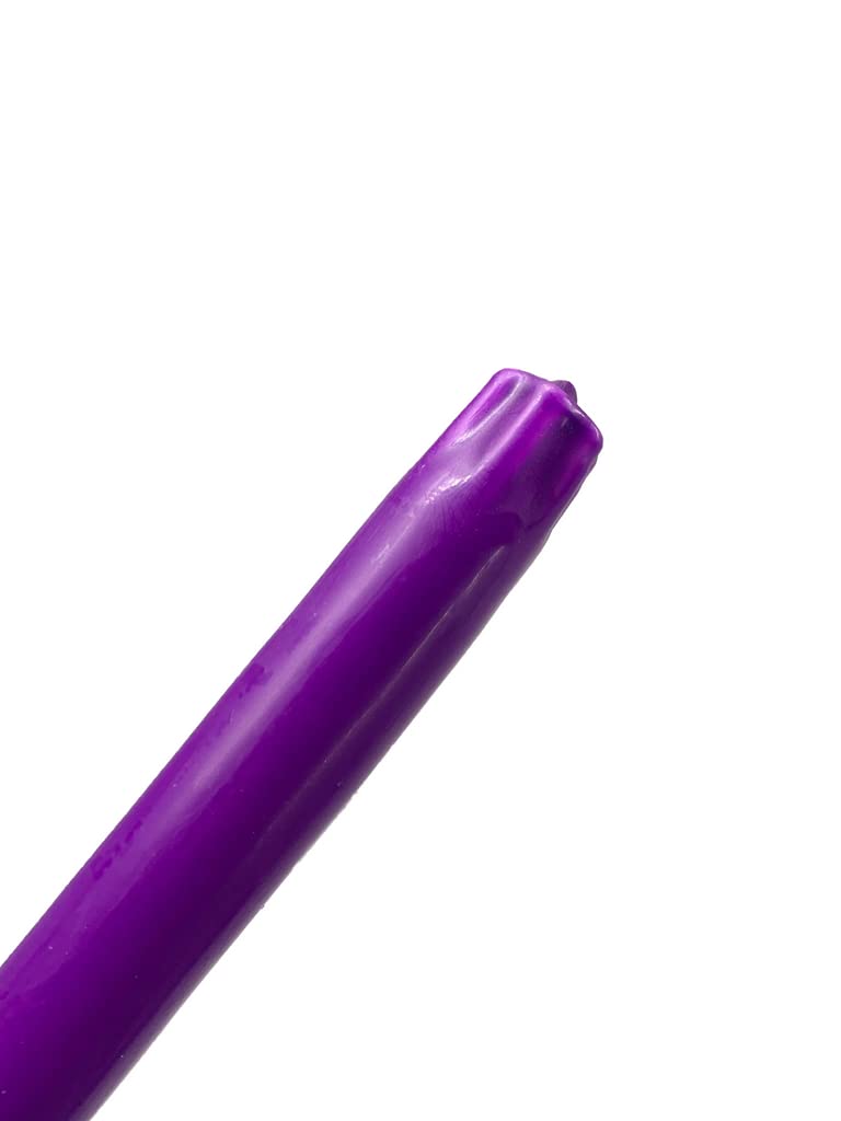 D'light Online Elegant 10" Purple Gradient Taper Candles Premium Quality- Unscented, Hand-Dipped Tapered Candles, Dripless and Smokeless - Set of 12 (10 Inch, Purple Gradient)