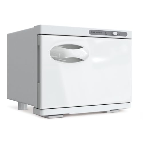 Towel Warmer Cabinet, 8L Hot Spa Small Towel Warmer Heating Use for Facial Spa, Hair Beauty, Salon Equipment and Home - White