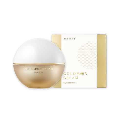 Goldmoon Cream - Neck Tightening Cream | Anti-Aging Neck Firming Cream for an Even Skin Tone | Niacinamide Neck Wrinkle Firming Cream | Korean Pocket Ball (50ml / 1.7 fl.oz.)