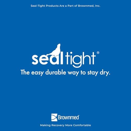Brownmed Seal-Tight Freedom Cast & Bandage Protector - Waterproof Shower Cover for Leg Casts & Injuries - Adult