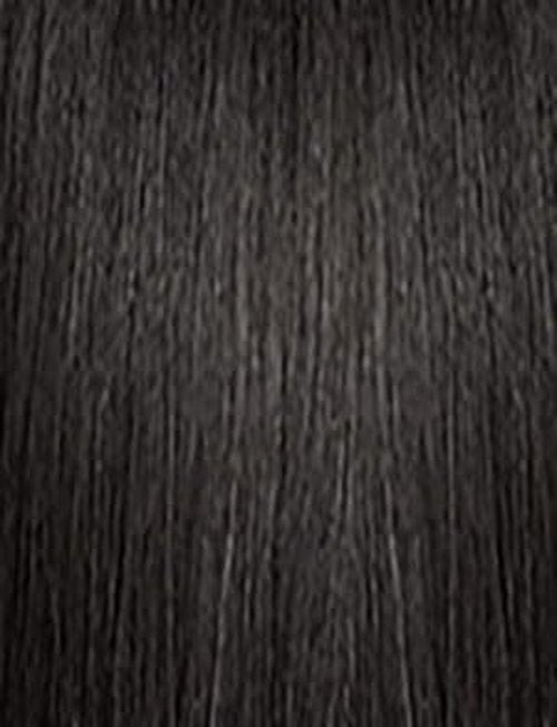 Sensationnel What Lace 13X6 Wigs - Mariella 26 Inch Human Hair Blend Lacefrontal Glueless Synthetic With Natural Density Preplucked Hairline (1B OFFBLACK)