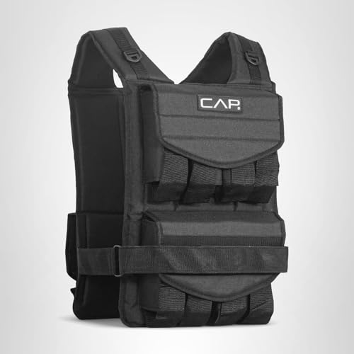 CAP Barbell Adjustable Weighted Vest, 70 lb