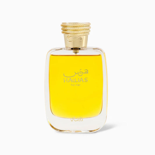 RASASI Hawas For Her - Eau de Parfum 100ML (3.4 OZ) - Premium Arabian Perfume For Women, A Signature Women Perfume Long-Lasting Fragrance For All Day Freshness, Ideal Gift For Women for any Occasion