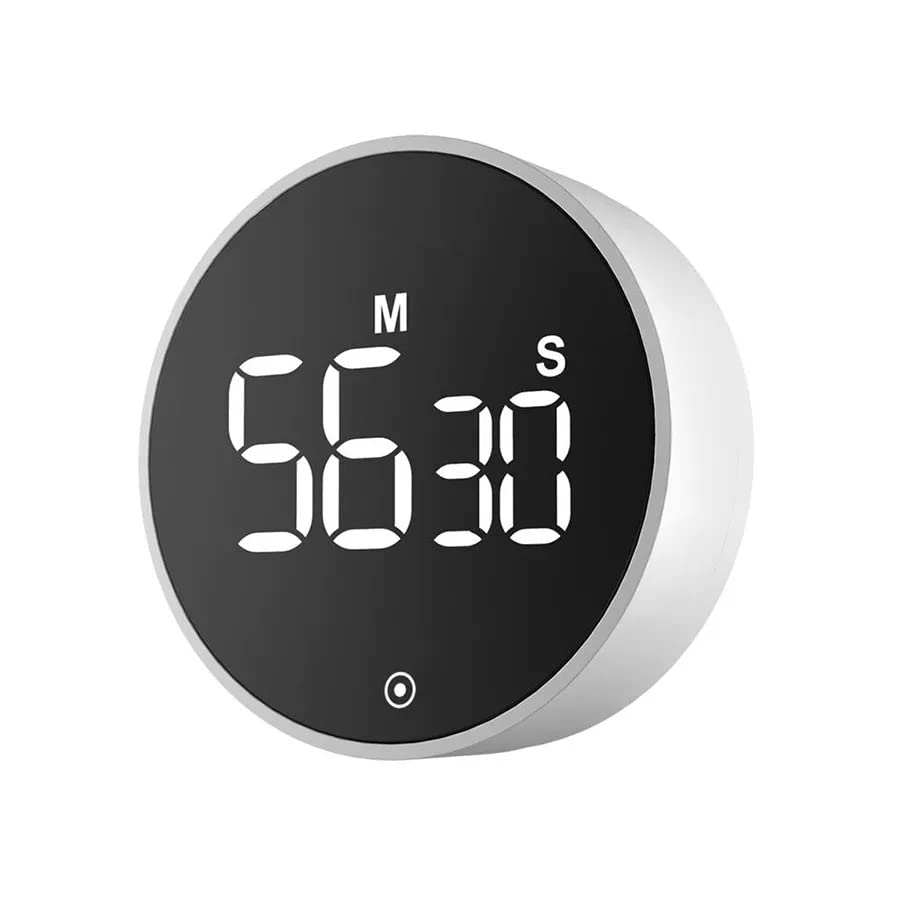 TEOYETTSF LED Digital Kitchen Timer Cooking Shower Study Stopwatch Alarm Clock Timer Magnetic Electronic Countdown(E)